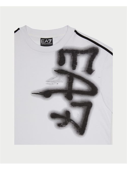T-shirt bambino EA7 con logo graffito EMPORIO ARMANI EA7 | 7B000204-AF10375U0002
